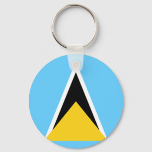 Saint Lucia Flag Sleutelhanger