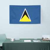 Saint Lucia Flag Spandoek (Beurs)