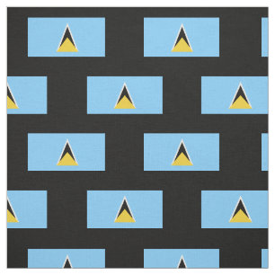Saint Lucia Flag Stof