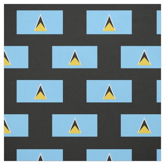 Saint Lucia Flag Stof (Swatch)