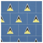 Saint Lucia Flag Stof (Swatch)