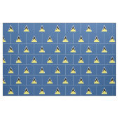 Saint Lucia Flag Stof (Fat Quarter)