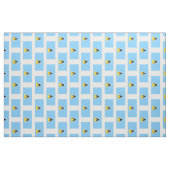 Saint Lucia Flag Stof (Fat Quarter)