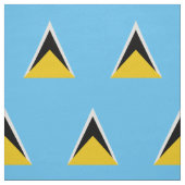 Saint Lucia Flag Stof (Swatch)