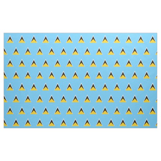 Saint Lucia Flag Stof (Yard (91,4 cm))