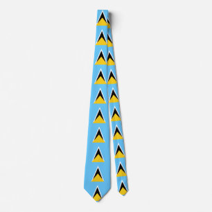 Saint Lucia Flag Stropdas
