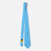 Saint Lucia Flag Stropdas (Achterkant)
