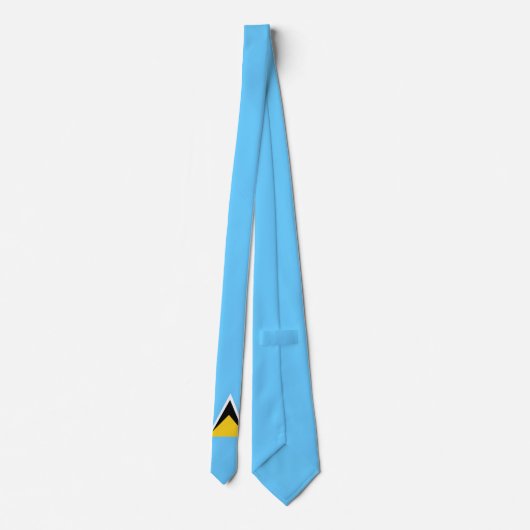 Saint Lucia Flag Stropdas (Achterkant)