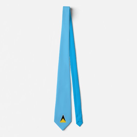 Saint Lucia Flag Stropdas (Voorkant)