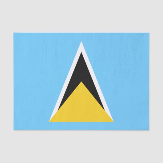 Saint Lucia Flag Tissuepapier (Voorkant)