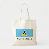 Saint Lucia Flag Tote Bag (Voorkant)