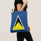 Saint Lucia Flag Tote Bag (Dichtbij)