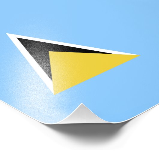 Saint Lucia Foto Afdruk (Hoek)