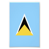 Saint Lucia Foto Afdruk (Voorkant)