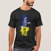 Saint Lucia gewoon mooi T-shirt (Voorkant)