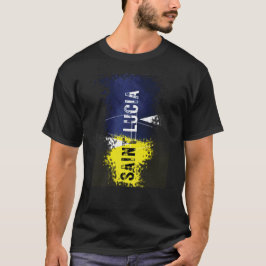 Saint Lucia gewoon mooi T-shirt