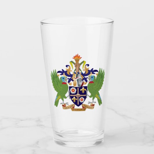 Saint Lucia Glas (Voorkant)