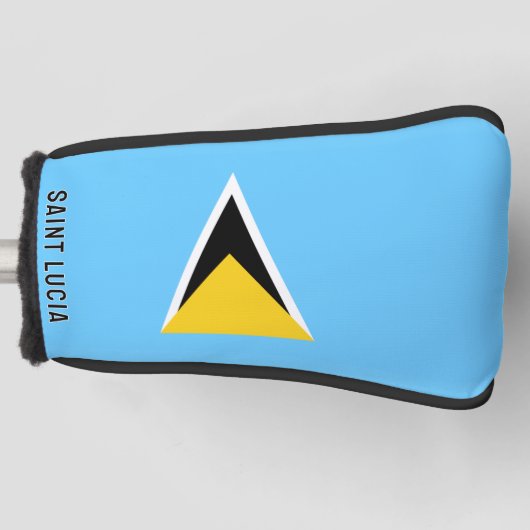 Saint Lucia Golfheadcover (Voorkant)
