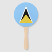 Saint Lucia Handwaaier (Achterkant)