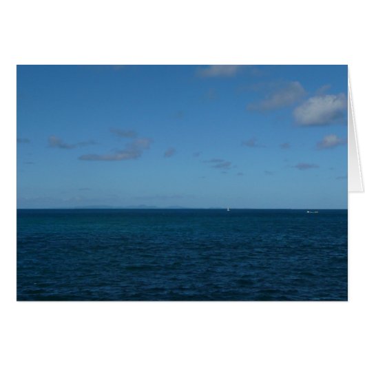 Saint Lucia Horizon Blue Ocean (Voorkant Horizontaal)