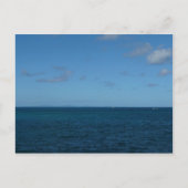 Saint Lucia Horizon Blue Ocean Briefkaart (Voorkant)