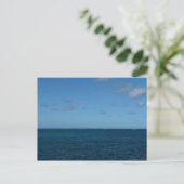 Saint Lucia Horizon Blue Ocean Briefkaart (Staand voorkant)