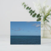 Saint Lucia Horizon Blue Ocean Briefkaart (Staand voorkant)