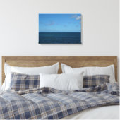 Saint Lucia Horizon Blue Ocean Canvas Afdruk (Insitu (Slaapkamer))