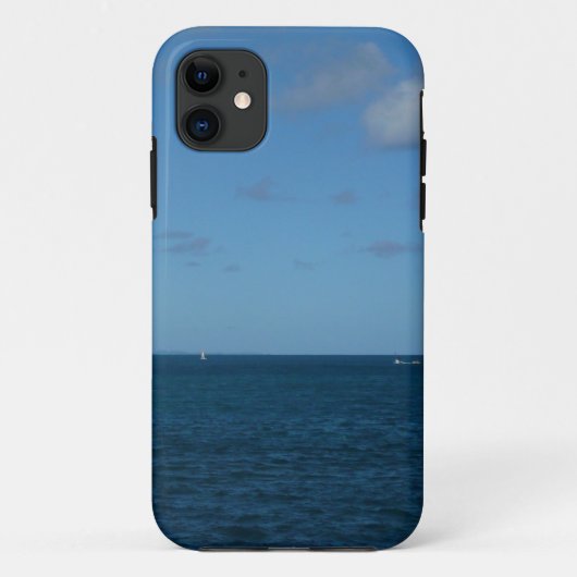 Saint Lucia Horizon Blue Ocean Case-Mate iPhone Case (Achterkant)