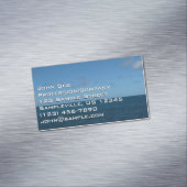 Saint Lucia Horizon Blue Ocean Magnetisch Visitekaartje (Voorbeeld)