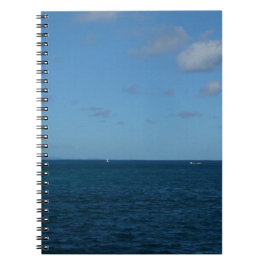 Saint Lucia Horizon Blue Ocean Notitieboek (Voorkant)