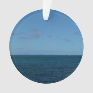 Saint Lucia Horizon Blue Ocean Ornament