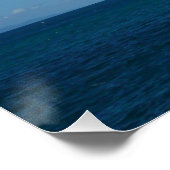 Saint Lucia Horizon Blue Ocean Perfect Poster (Hoek)
