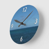 Saint Lucia Horizon Blue Ocean Ronde Klok (Hoek)