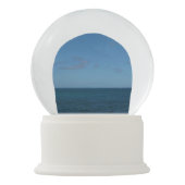 Saint Lucia Horizon Blue Ocean Sneeuwbol (Achterkant)