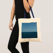 Saint Lucia Horizon Blue Ocean Tote Bag (Voorkant (product))