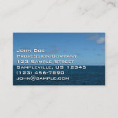 Saint Lucia Horizon Blue Ocean Visitekaartje (Voorkant)