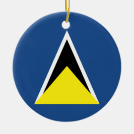 Saint Lucia Keramisch Ornament