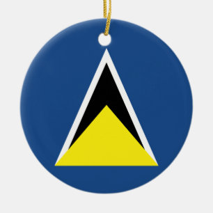 Saint Lucia Keramisch Ornament