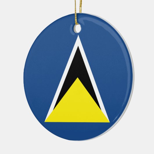 Saint Lucia Keramisch Ornament (Links)