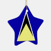 Saint Lucia Keramisch Ornament (Rechts)