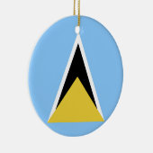 Saint Lucia Keramisch Ornament (Rechts)