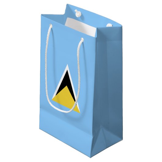 Saint Lucia Klein Cadeauzakje (Voorkant Gekanteld)