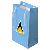 Saint Lucia Klein Cadeauzakje (Achterkant Gekanteld)