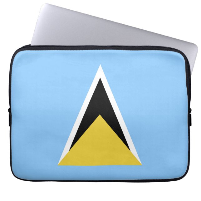 Saint Lucia Laptop Sleeve (Voorkant)
