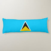 Saint Lucia Lichaamskussen (Achterkant)