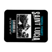 Saint Lucia Magneet (Horizontaal)