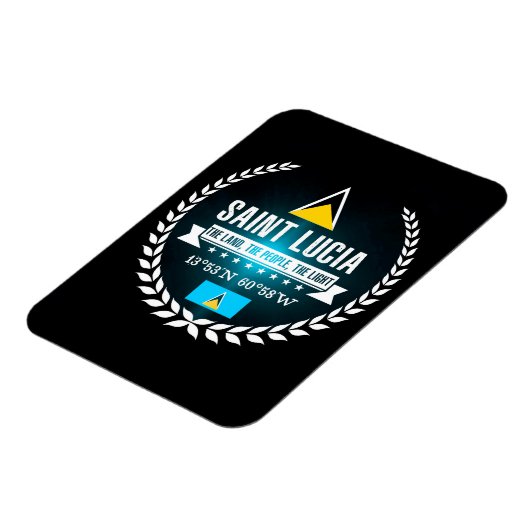 Saint Lucia Magneet (Linkerzijde)