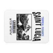 Saint Lucia Magneet (Horizontaal)