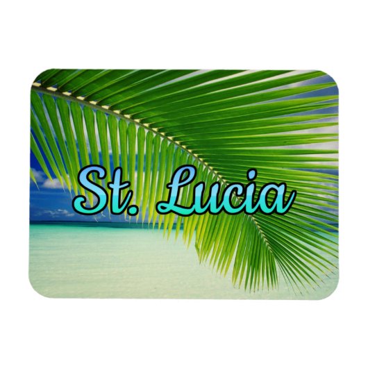 Saint Lucia Magneet (Horizontaal)